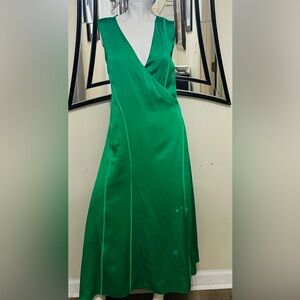 Banana Republic Vibrant Green Maxi Dress